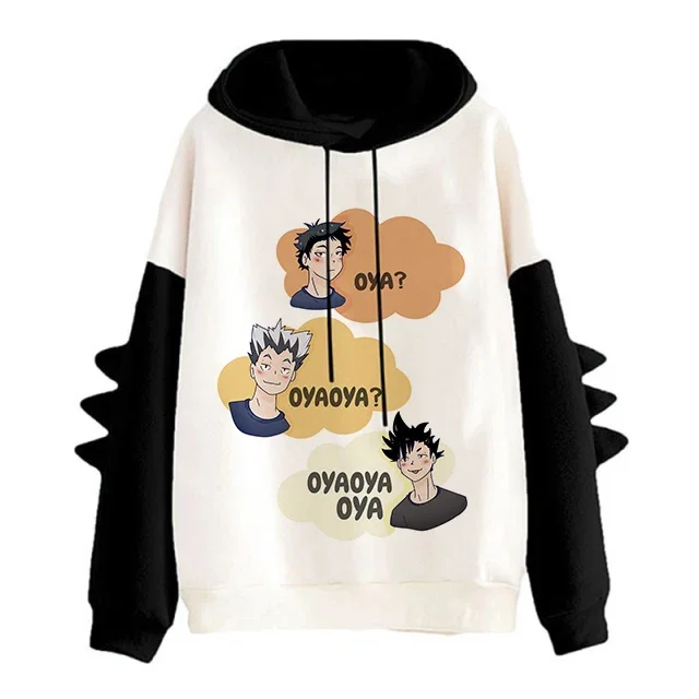 Unisex Funny Karasuno Fly High Sweatshirts Women Oya Oya Oya Haikyuu Hoodies Kawaii Manga Graphic Crop Tops Streetwear Female
Unisex Funny Karasuno Fly High Sweatshirts Women Oya Oya Oya Haikyuu Hoodies Kawaii Manga Graphic Crop Tops Streetwear Female