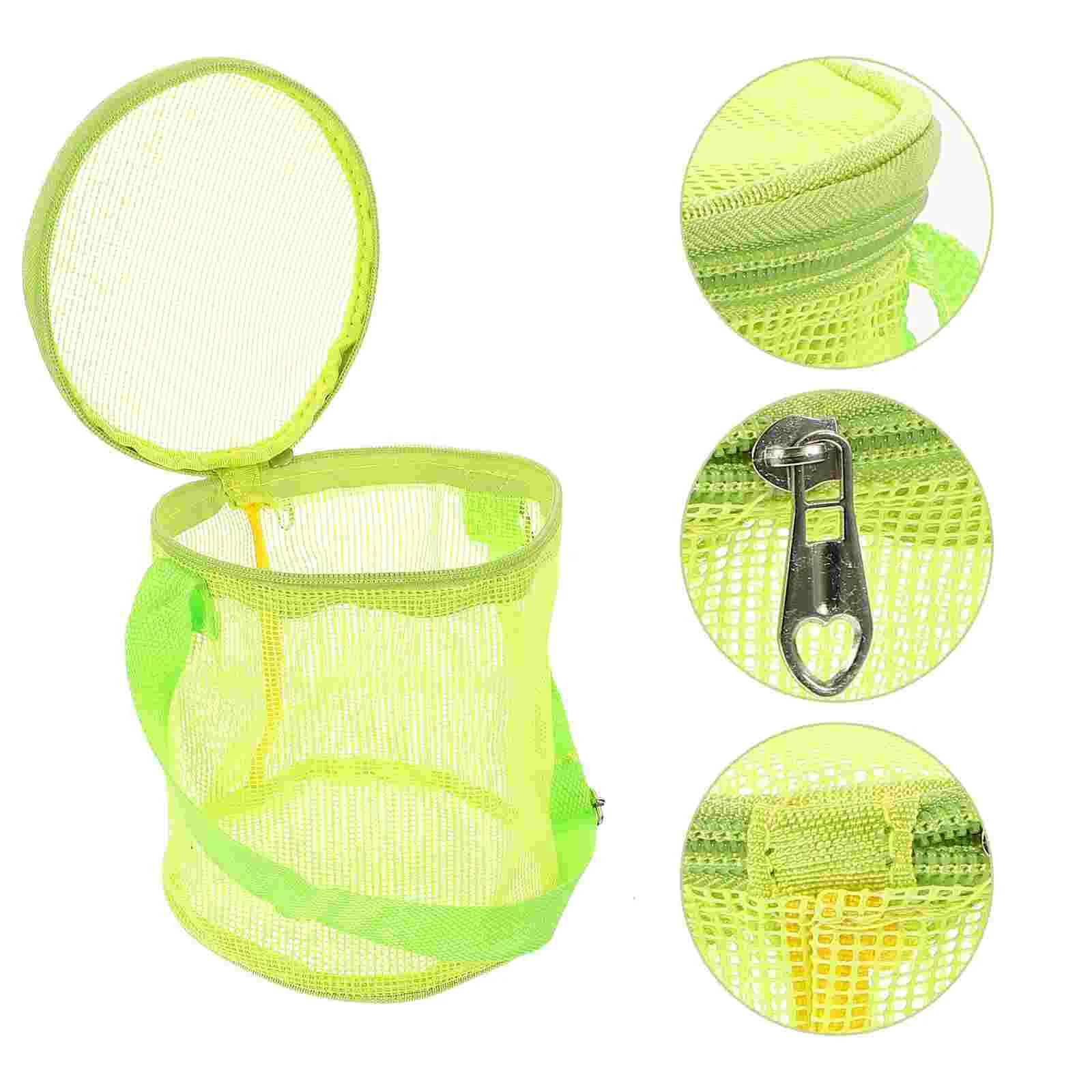 Shell Bag Mesh Tote Collapsible Beach Mesh Bucket Kids Collecting Bag with Adjustable Carrying Strap and Zipper Sand Toys
Shell Bag Mesh Tote Collapsible Beach Mesh Bucket Kids Collecting Bag with Adjustable Carrying Strap and Zipper Sand Toys