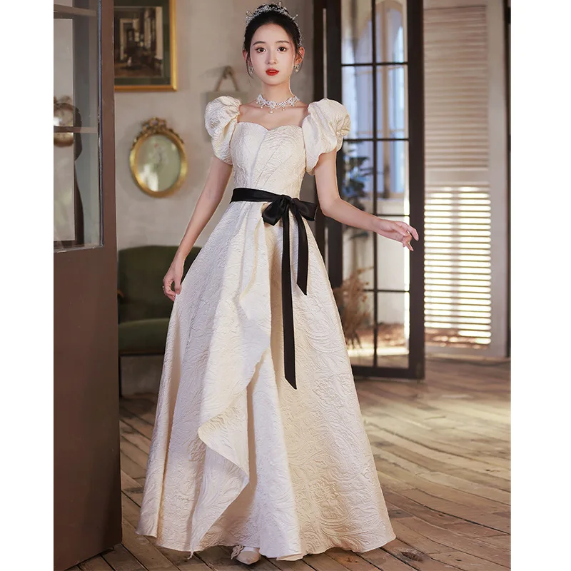 White Sexy Off The Shoulder Evening Dress Simple Black Bow Abiye Gece Elbisesi Elegantes Short Sleeves Vintage Formal Vestidos
White Sexy Off The Shoulder Evening Dress Simple Black Bow Abiye Gece Elbisesi Elegantes Short Sleeves Vintage Formal Vestidos
