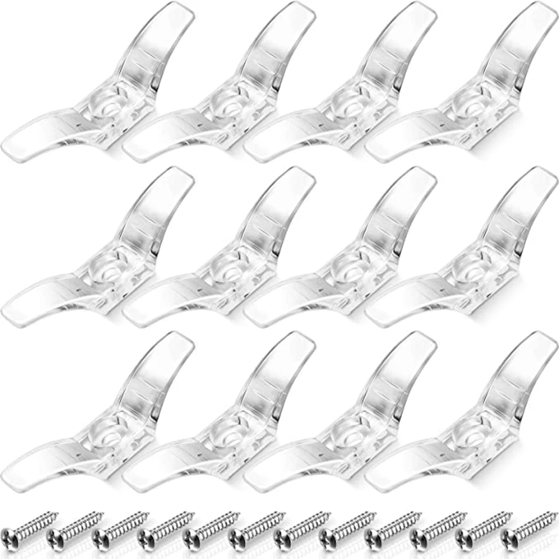 Blind Cord Cleats Safety Rope Cleats Plastic Transparent Window Cord Cleats Blind Cord Winders with Screws for Home Office Windo
Blind Cord Cleats Safety Rope Cleats Plastic Transparent Window Cord Cleats Blind Cord Winders with Screws for Home Office Windo