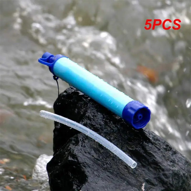 

5PCS Water Purifier High-quality Water Filter Abs Outdoor Filter Straw Camping Equipment Water Purification Wild Survival