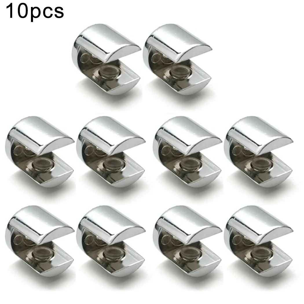 10 Pcs Zinc Alloy Glass Shelf Support Clamp Brackets Clip Polished Chrome Shelves 6-12mm For Fixing Bathroom Isolating Office
10 Pcs Zinc Alloy Glass Shelf Support Clamp Brackets Clip Polished Chrome Shelves 6-12mm For Fixing Bathroom Isolating Office