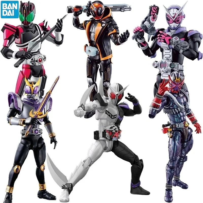 

Bandai Оригинальная фигурка Frs-Rise Standard Kamen Rider, десятилетнее действие из ПВХ, Коллекционная модель, сборная коробка, игрушки, подарок