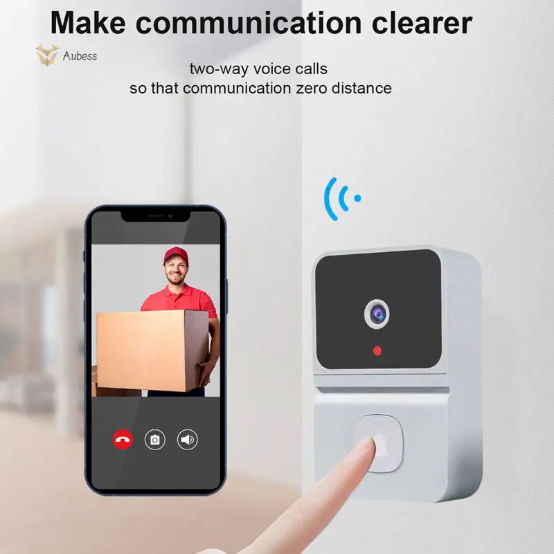 

Portable App Remote Control Doorbell Smart Doorbell Smart Home Wifi Visual Doorbell Mini Two-way Voice Intercom Tuya Tuya Wifi