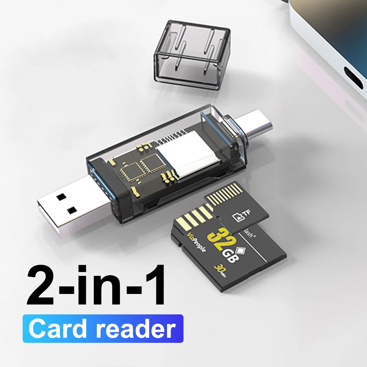 3 in 1 USB 2.0 type C to SD Micro SD TF Memory OTG Card Adapter High Quality Clear USB 2.0 Memory Card Card Reader For Laptop
3 in 1 USB 2.0 type C to SD Micro SD TF Memory OTG Card Adapter High Quality Clear USB 2.0 Memory Card Card Reader For Laptop