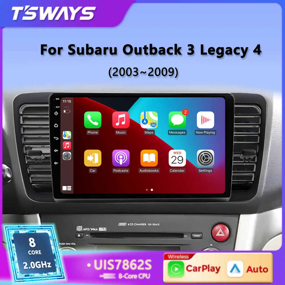 Tsways L6 Pro 5G WiFi DSP 2din Android 12 Car Radio Multimedia For Subaru Outback 3 Legacy 4 2003-2009 Stereo Carplay Navig GPS
Tsways L6 Pro 5G WiFi DSP 2din Android 12 Car Radio Multimedia For Subaru Outback 3 Legacy 4 2003-2009 Stereo Carplay Navig GPS