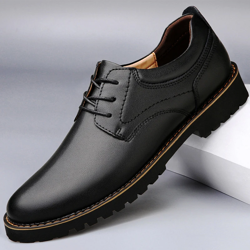 shoes men genuine Leather Men's Casual cow Leather Work Shoes High Quality Men Anti-Slip fashion Shoes Men Driving Shoes
shoes men genuine Leather Men's Casual cow Leather Work Shoes High Quality Men Anti-Slip fashion Shoes Men Driving Shoes