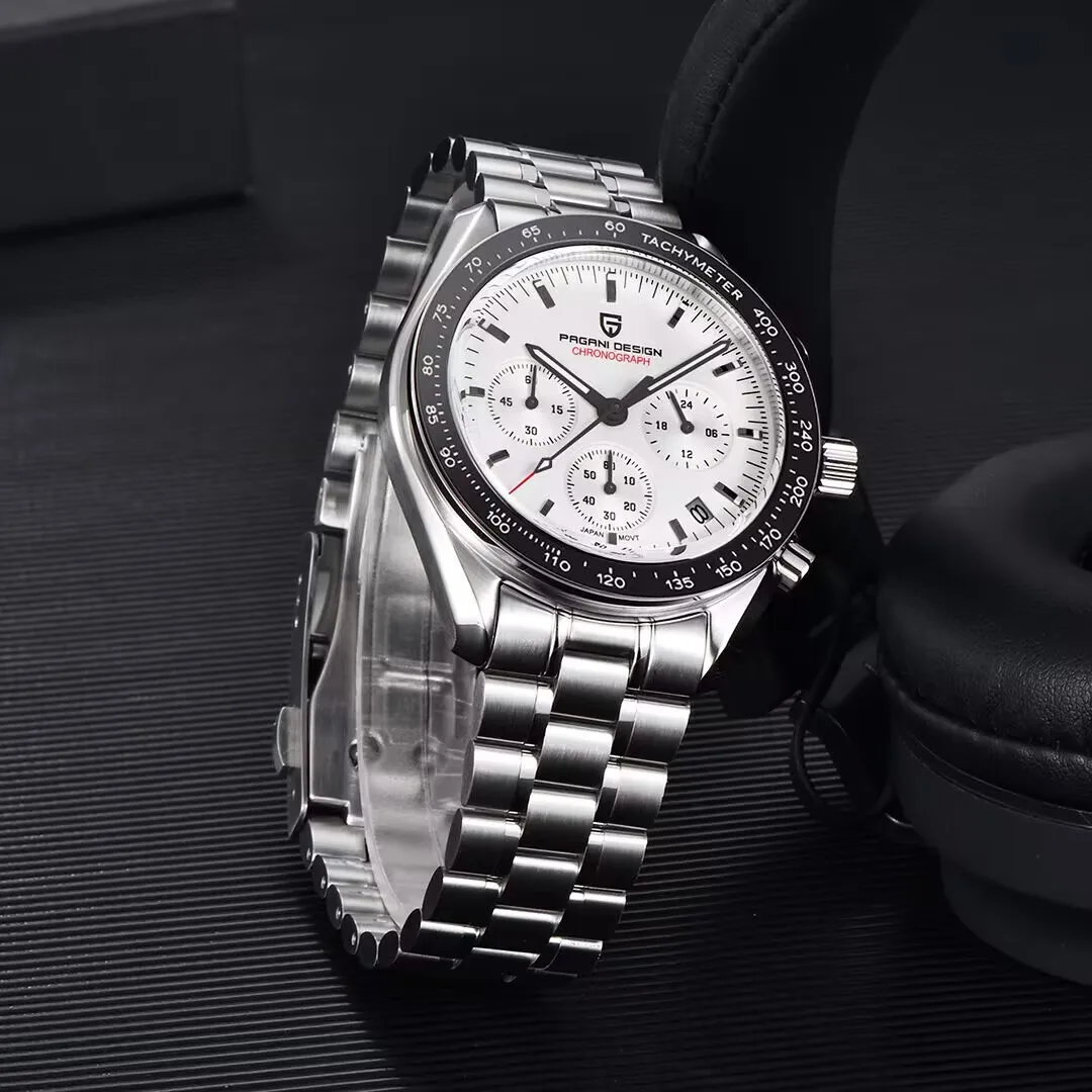 

PAGANI DESIGN 2023 New Mens Watch Luxury Automatic Date Speed Chronograph Quartz Watch Sapphire Mirror reloj hombre Waterproof