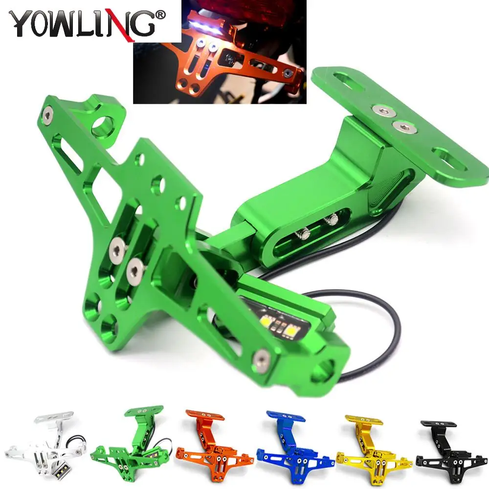 Motorcycle License Plate Bracket Licence Plate Holder Frame Number Plate For Kawasaki ZX6R ZX7R ZX10R ZX14R NINJA650R Z800 Z1000
Motorcycle License Plate Bracket Licence Plate Holder Frame Number Plate For Kawasaki ZX6R ZX7R ZX10R ZX14R NINJA650R Z800 Z1000