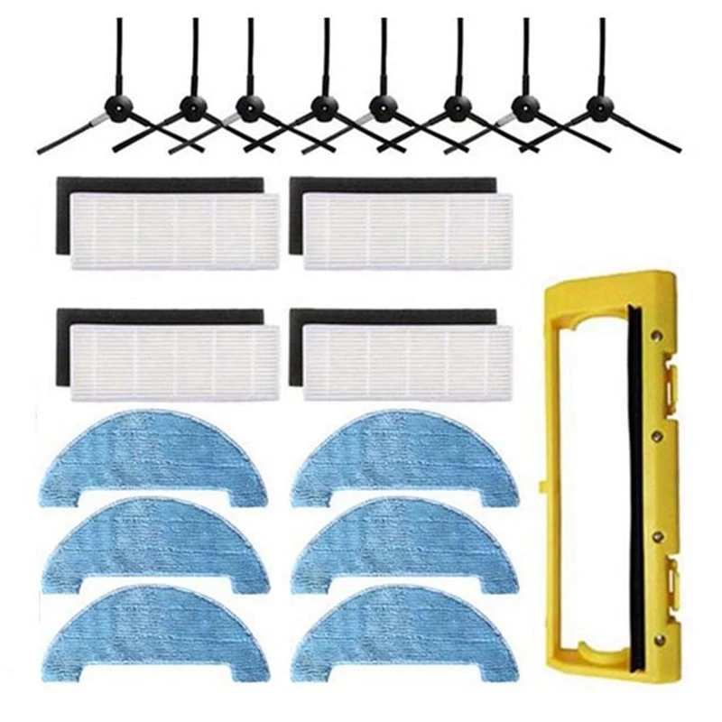 Запчасти для робота-пылесоса 360 C50, основная боковая щетка, Швабра, Hepa фильтр, набор аксессуаров 
Запчасти для робота-пылесоса 360 C50, основная боковая щетка, Швабра, Hepa фильтр, набор аксессуаров