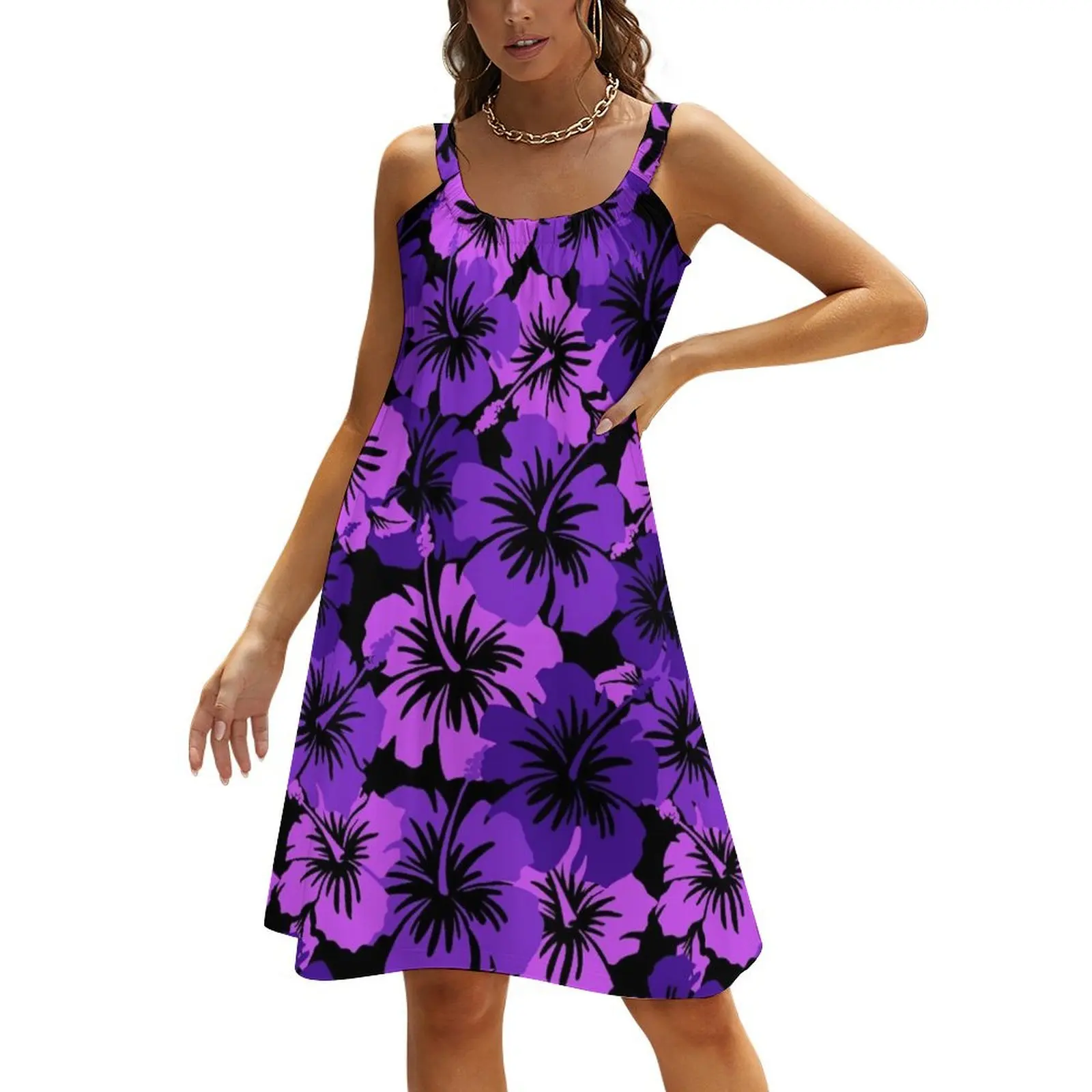 Epic Hibiscus Hawaiian Floral Aloha Shirt Print - Purple Beach Sling Skirt summer clothes for women dress
Epic Hibiscus Hawaiian Floral Aloha Shirt Print - Purple Beach Sling Skirt summer clothes for women dress