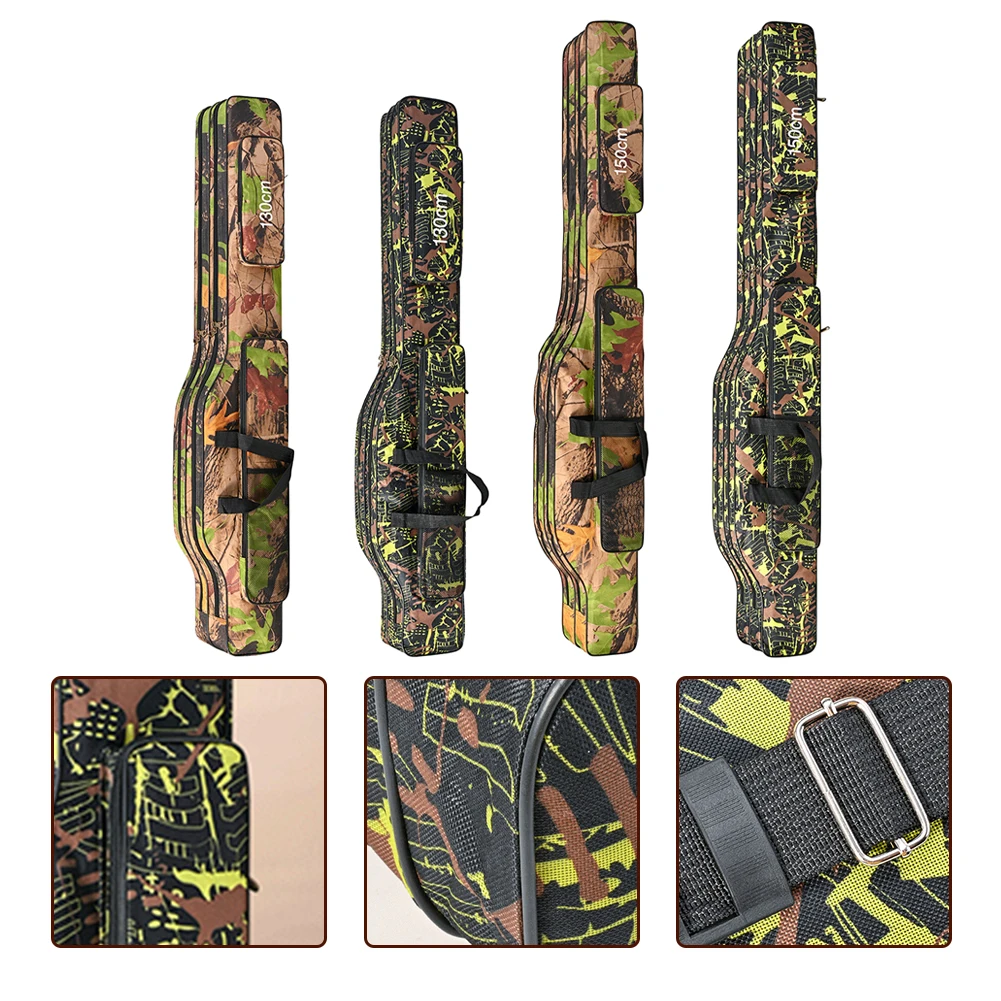 130/150cm Large Capacity Collapsible Sea Pole Fishing Rod Bags Tackle Package Colorfast Collapsible 3-Layer Sea Fishing Bag
130/150cm Large Capacity Collapsible Sea Pole Fishing Rod Bags Tackle Package Colorfast Collapsible 3-Layer Sea Fishing Bag