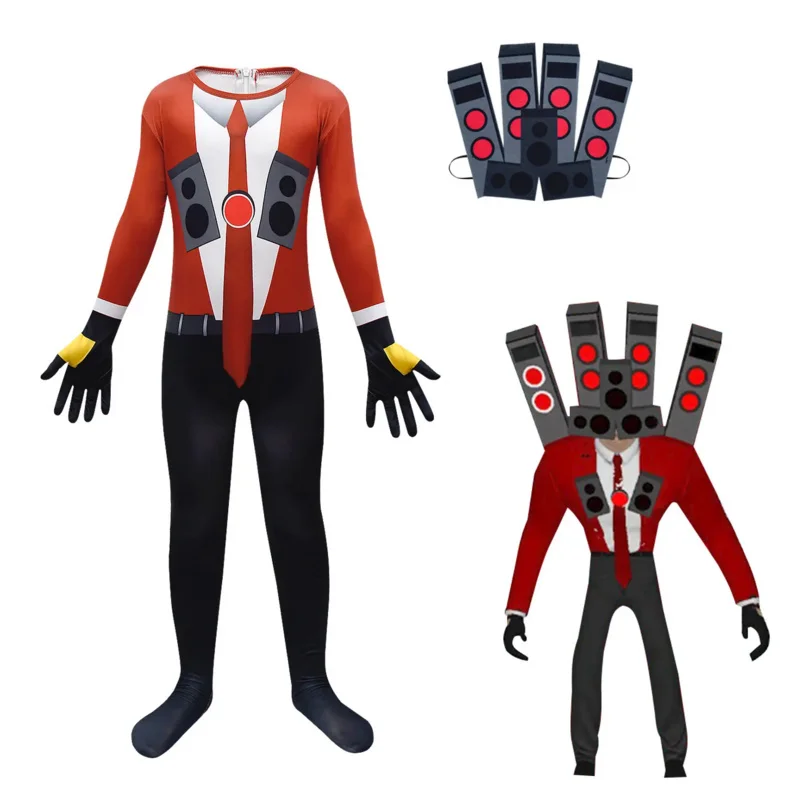 New Skibidi Toilet Cosplay Anime Funny Speaker Man TV Camcorderman Child Costumes Horror Game Figure Jumpsuits For Kids Gifts
New Skibidi Toilet Cosplay Anime Funny Speaker Man TV Camcorderman Child Costumes Horror Game Figure Jumpsuits For Kids Gifts