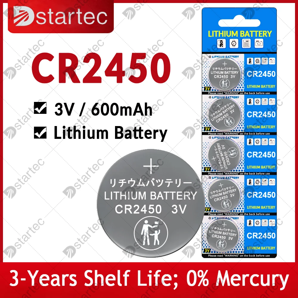 Батарейка для часов Eunicell CR2450 KCR2450 5029LC LM2450 DL2450 ECR2450 BR2450 CR 2450 3 в 600 мАч
Батарейка для часов Eunicell CR2450 KCR2450 5029LC LM2450 DL2450 ECR2450 BR2450 CR 2450 3 в 600 мАч