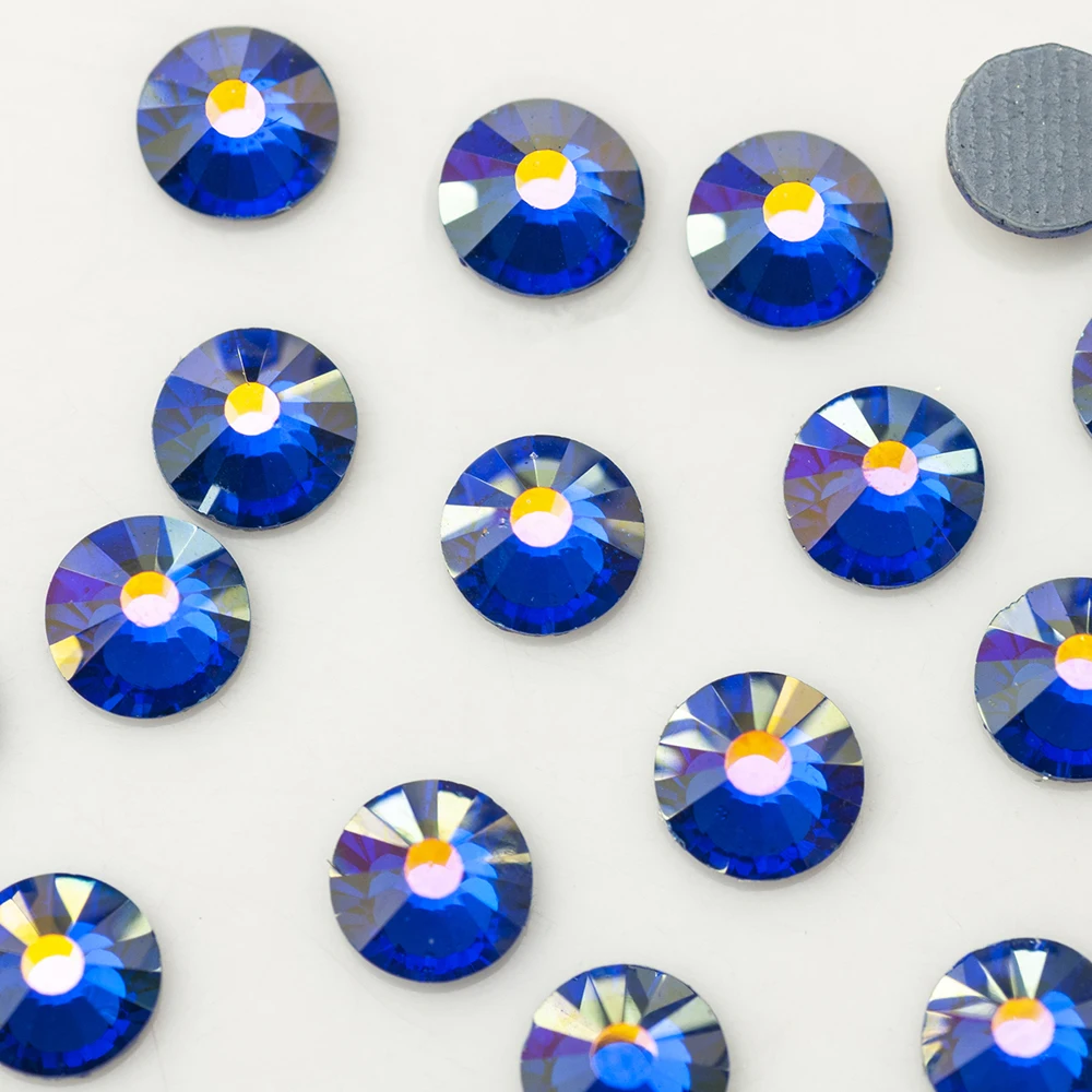 SS16 SS20 Sapphire AB Hotfix Flatback Crystals Adhesive DIY Crafts Iron On Ornament Rhinestones For Clothes Dancing Dress
SS16 SS20 Sapphire AB Hotfix Flatback Crystals Adhesive DIY Crafts Iron On Ornament Rhinestones For Clothes Dancing Dress