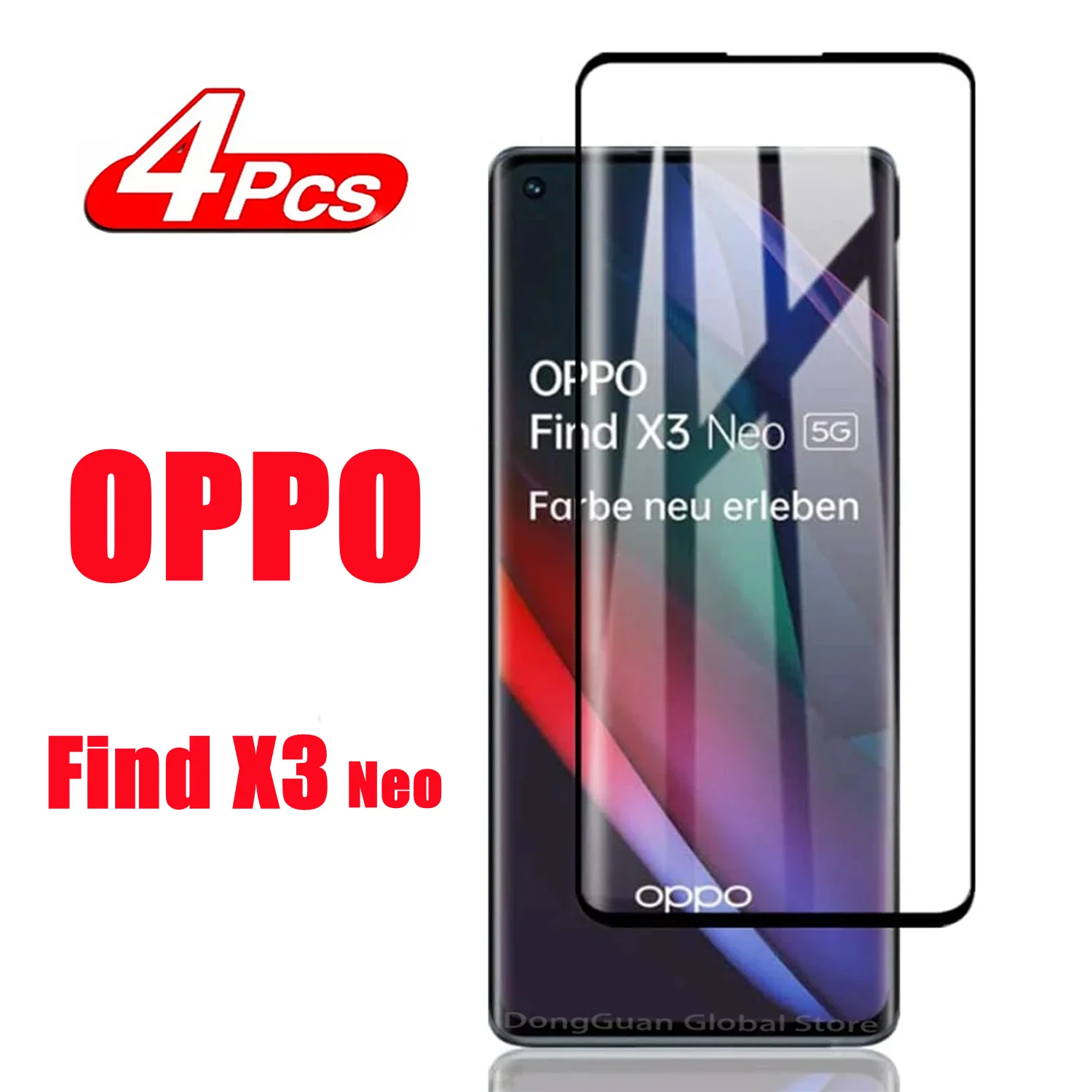 1/4Pcs For OPPO Find X3 Neo Full coverage 3D Tempered Glass For OPPO Find X3 Neo Screen Protector Glass Film
1/4Pcs For OPPO Find X3 Neo Full coverage 3D Tempered Glass For OPPO Find X3 Neo Screen Protector Glass Film