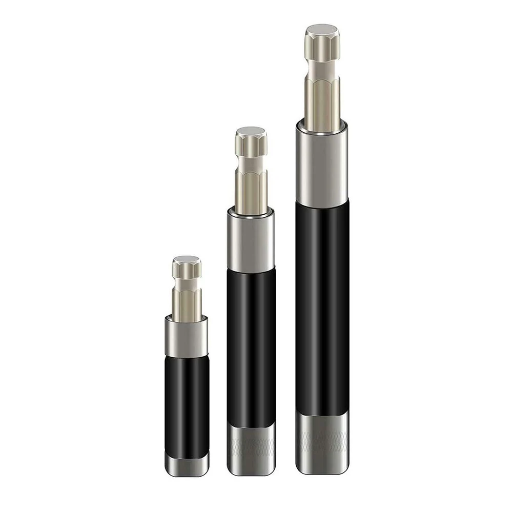 Retractable Extension Rod 1/4 Inch 3pcs 80/120/140MM Bit Holder Handles Hex Shank Hexagon Magnetic Quick Release
Retractable Extension Rod 1/4 Inch 3pcs 80/120/140MM Bit Holder Handles Hex Shank Hexagon Magnetic Quick Release