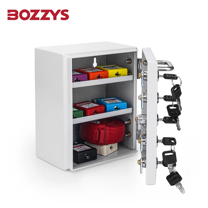 

BOZZYS Small Wall Mounted Visual Safety Group Lockout Box Suitable to Individual Workers Overhaul of Lockout-tagout Equipment