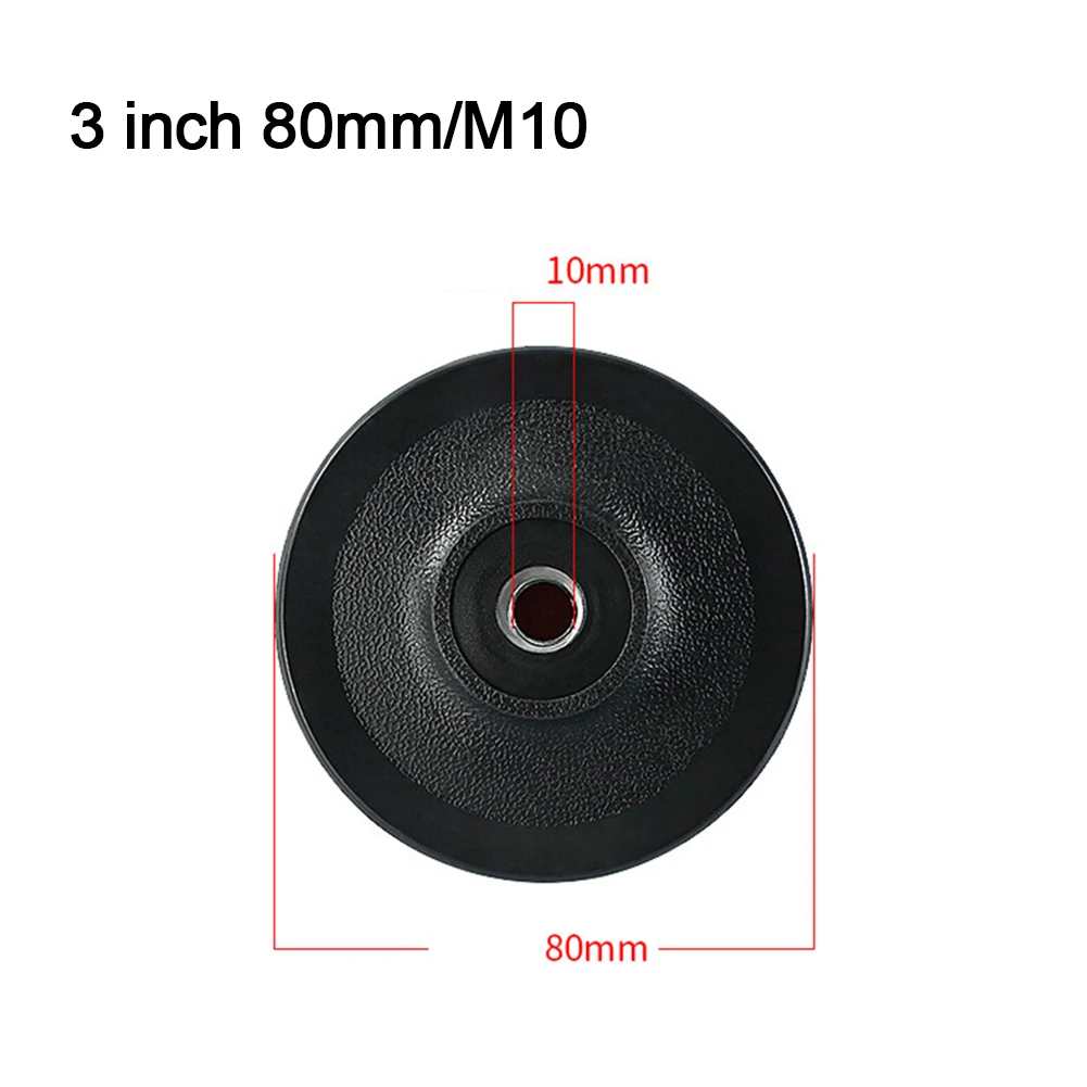 3In/4Inch Rubber Backing Pad M10 M14 Thread Polishing Disc For Angle Grinder Black Water Dry Grinding Discs Power Abrasive Tools
3In/4Inch Rubber Backing Pad M10 M14 Thread Polishing Disc For Angle Grinder Black Water Dry Grinding Discs Power Abrasive Tools