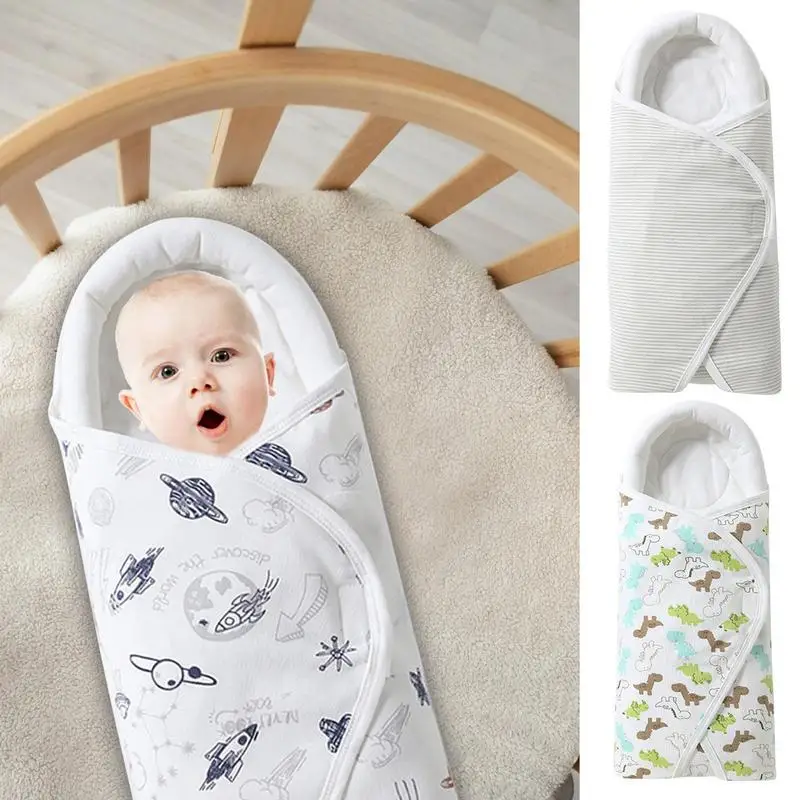 

Baby Sleeping Bag Baby Swaddling Wraps Nursery Blanket With U-shaped Protection Cotton Soft Newborn Receiving Blankets Supplies