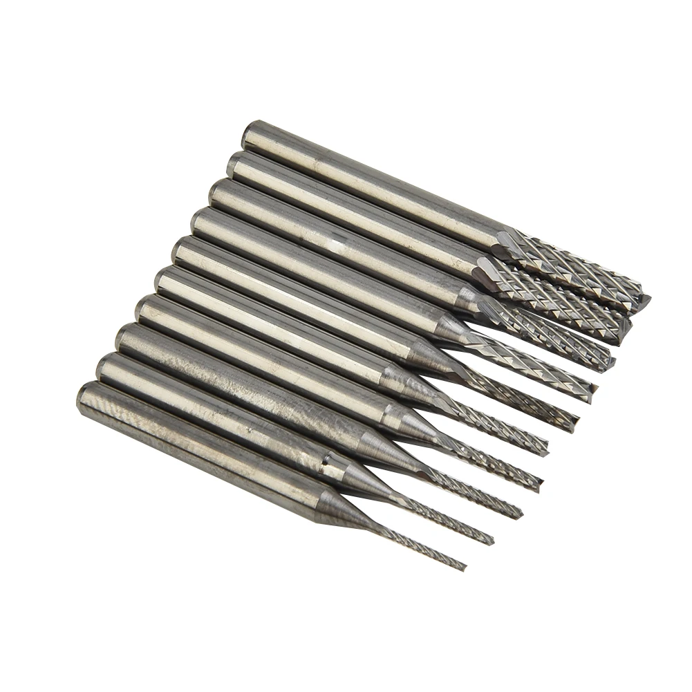 10PCS 0.8-3.175mm Engraving Drill Bit End Mill Tool Cemented Carbide Remover 1/8" Set Cutter CNC Ark Brand New
10PCS 0.8-3.175mm Engraving Drill Bit End Mill Tool Cemented Carbide Remover 1/8" Set Cutter CNC Ark Brand New