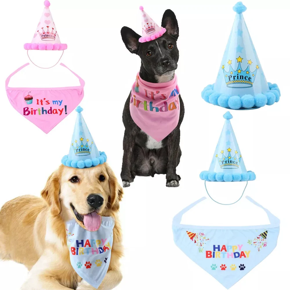 Pet Birthday Hat Triangular Scarf Set Puppy Kitten New Birthday Hat Scarf Decorations Cat Dog Birthday Supplies Pet Accessories
Pet Birthday Hat Triangular Scarf Set Puppy Kitten New Birthday Hat Scarf Decorations Cat Dog Birthday Supplies Pet Accessories