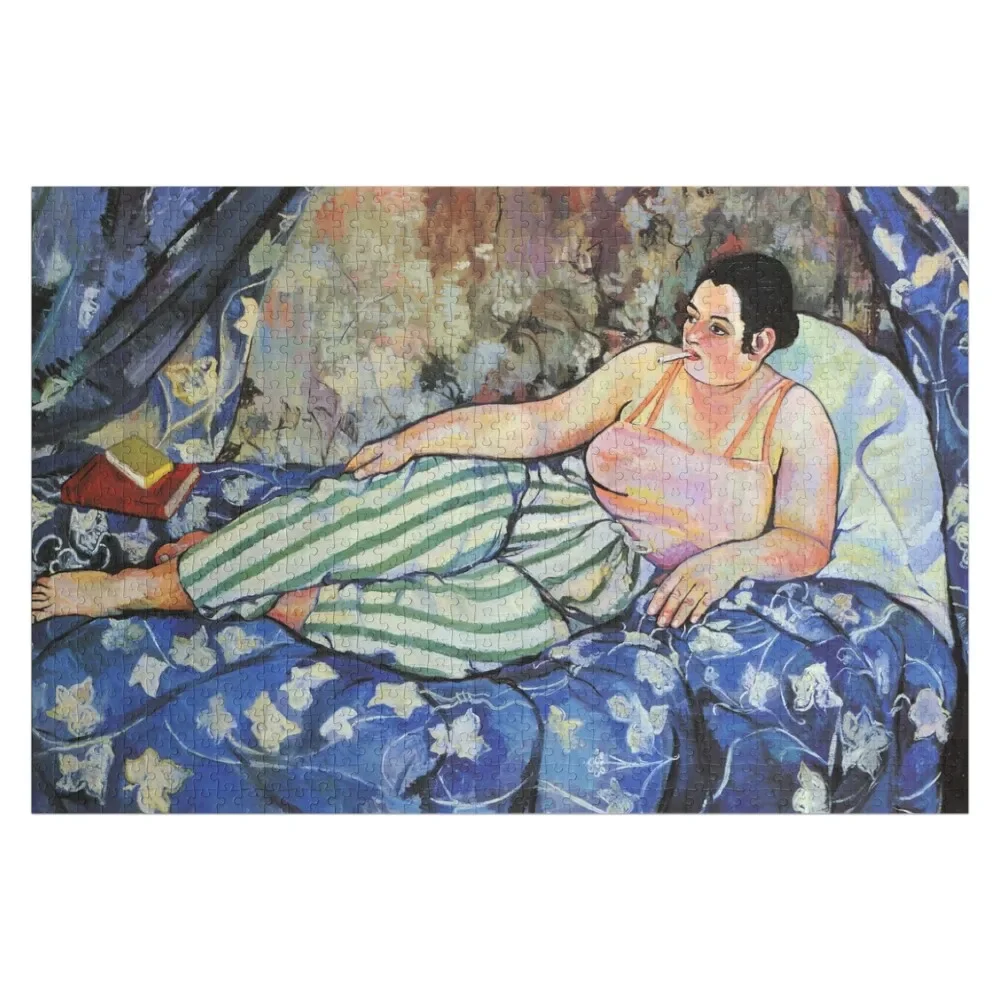 

Suzanne Valadon - The Blue Room (1923) Jigsaw Puzzle Custom Wood Christmas Toys Toddler Toys Puzzle