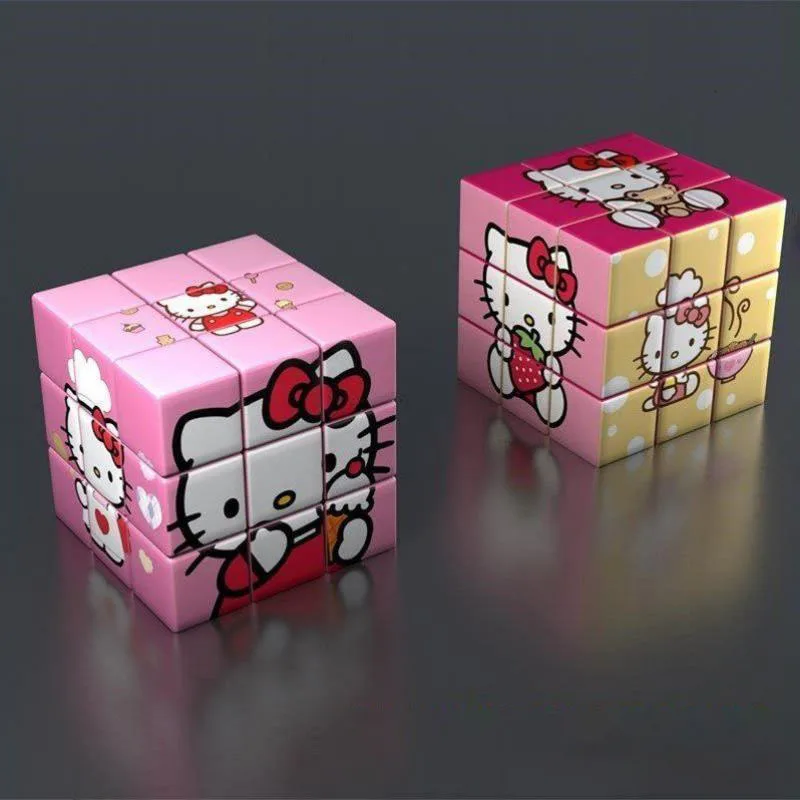 Kawaii Sanrio Anime Magic Cube Cute Hello Kitty Cartoon Plastics Portable Brainstorm Developmental Toys Birthday Gifts for Kids
Kawaii Sanrio Anime Magic Cube Cute Hello Kitty Cartoon Plastics Portable Brainstorm Developmental Toys Birthday Gifts for Kids