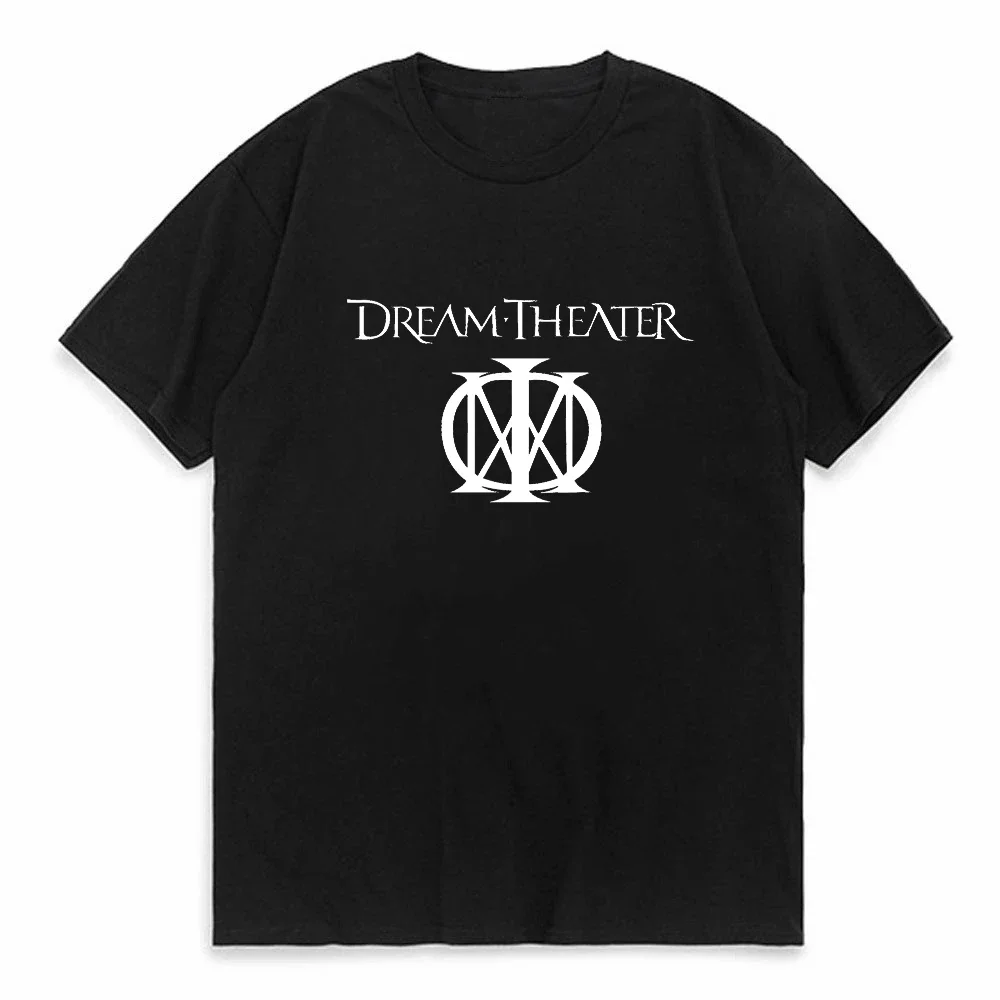 

Hot Sale Summer 100% Cotton Dream Theater Logo T Shirt Men Short Sleeves Cool Tee Hip Hop Streetwear O-Neck T-shirt