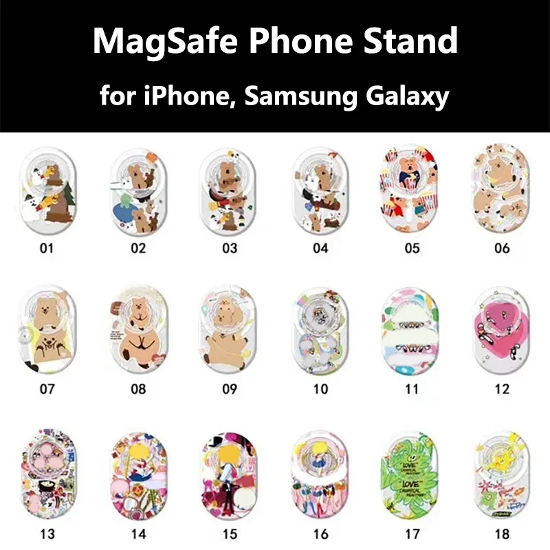 Cute MagSafe Strong Magnetic Phone Stand for IPhone 11 12 13 14 15 Pro Max Holder Mount Support for Samsung Galaxy S24 Ultra
Cute MagSafe Strong Magnetic Phone Stand for IPhone 11 12 13 14 15 Pro Max Holder Mount Support for Samsung Galaxy S24 Ultra