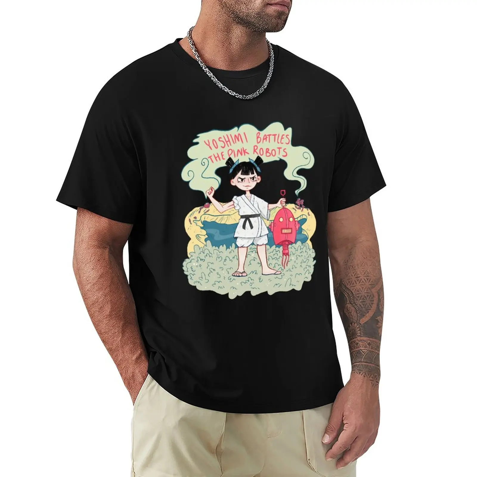 The Flaming Lips 'Yoshimi Battles The Pink Robots' Art T-Shirt vintage mens t shirts
The Flaming Lips 'Yoshimi Battles The Pink Robots' Art T-Shirt vintage mens t shirts