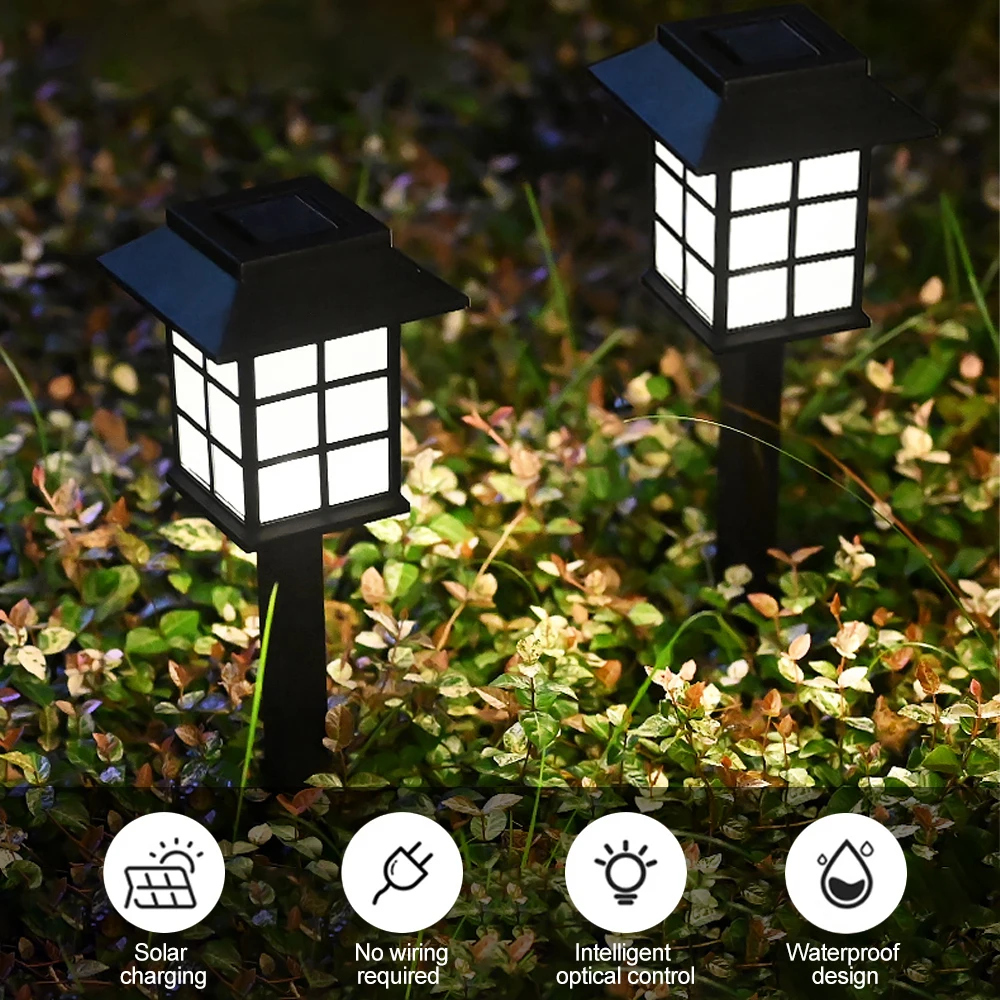 

LED Solar Pathway Light Lawn Lamp Outdoor Waterproof Decoration Night Lamp Garden/Yard/Landscape/Patio/Driveway/Walkway Lighting