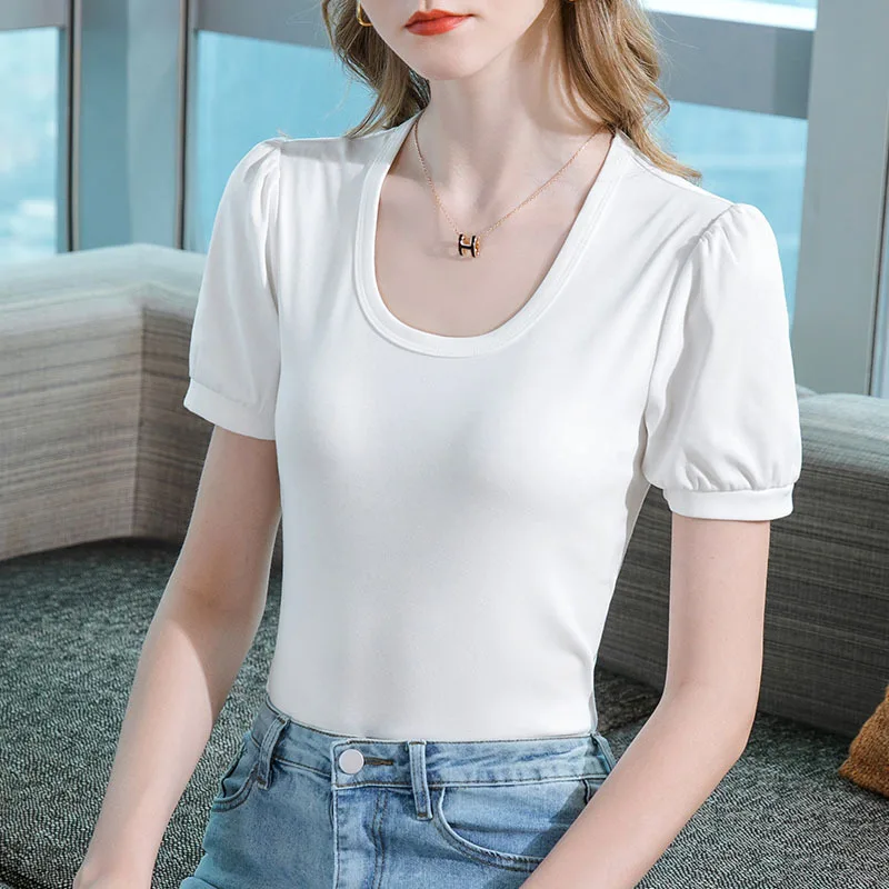 HIgh Quality 2024 Women Tops Pure Color Splice Spring Summer T- Shirt Female Clothing Sexy Crop Top Clothes Casual Blouse Y2k
HIgh Quality 2024 Women Tops Pure Color Splice Spring Summer T- Shirt Female Clothing Sexy Crop Top Clothes Casual Blouse Y2k