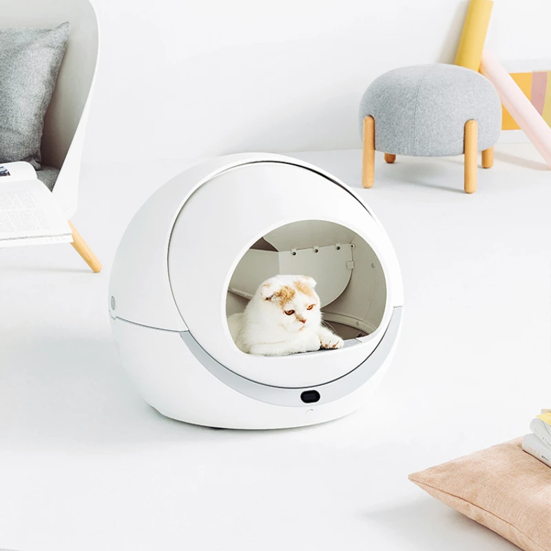 2021 New Automatic intelligent Multifunctional Indoor Pet Clean Up Products Cat Litter Box Toilet
2021 New Automatic intelligent Multifunctional Indoor Pet Clean Up Products Cat Litter Box Toilet