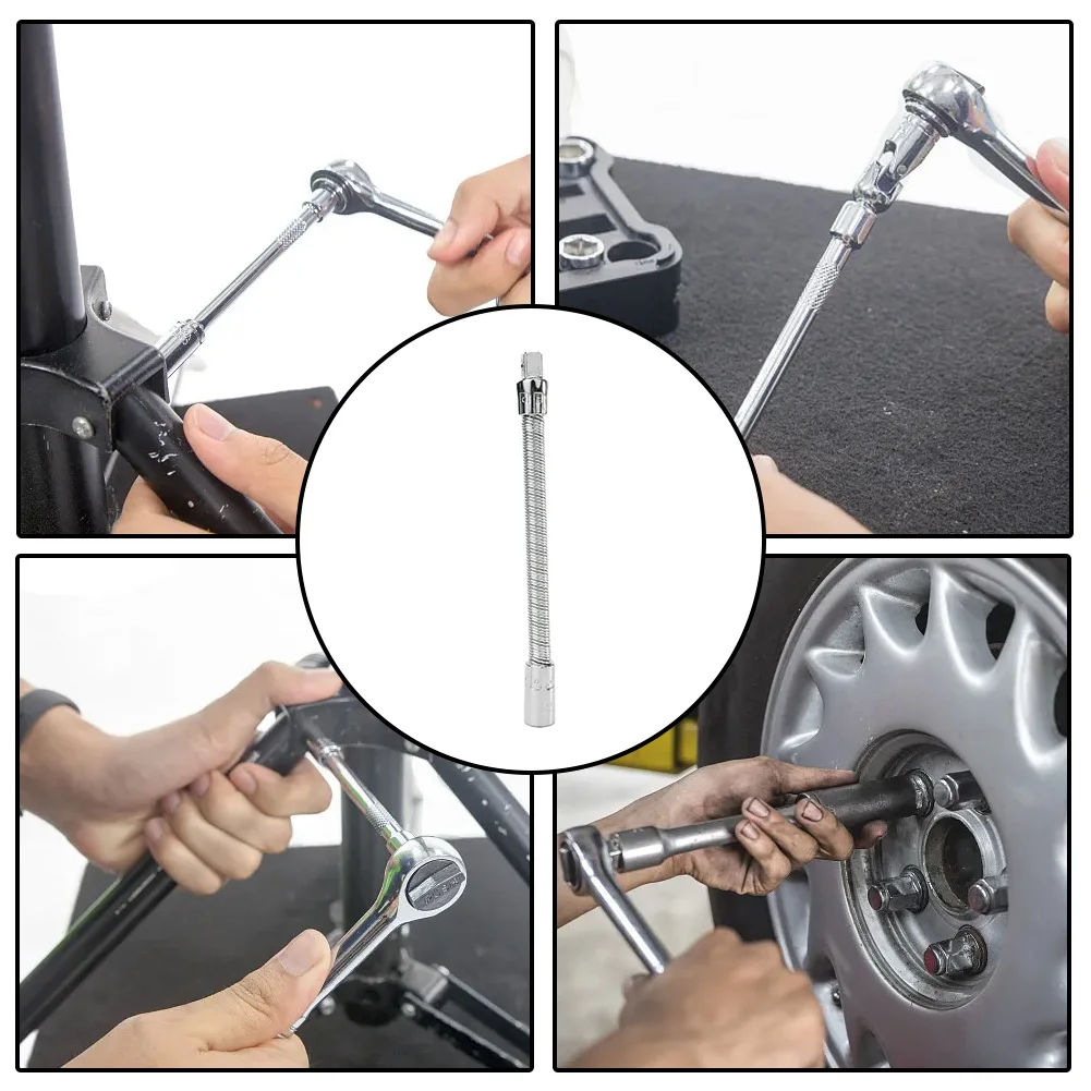 1PC 1/4" 3/8" 1/2" Hex Shank Driver Flexible Socket Extension Rod Adapter Ratchet Wrench Drill Driver Screwdriver Hand Tools
1PC 1/4" 3/8" 1/2" Hex Shank Driver Flexible Socket Extension Rod Adapter Ratchet Wrench Drill Driver Screwdriver Hand Tools