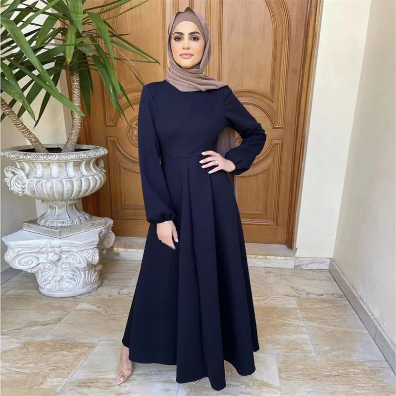 Ramadan Islamic Robe Clothing Women Plain Dress Dubai Turkish Modesty Kaftan Elegant Fashion Long Sleeve Maxi Abaya
Ramadan Islamic Robe Clothing Women Plain Dress Dubai Turkish Modesty Kaftan Elegant Fashion Long Sleeve Maxi Abaya