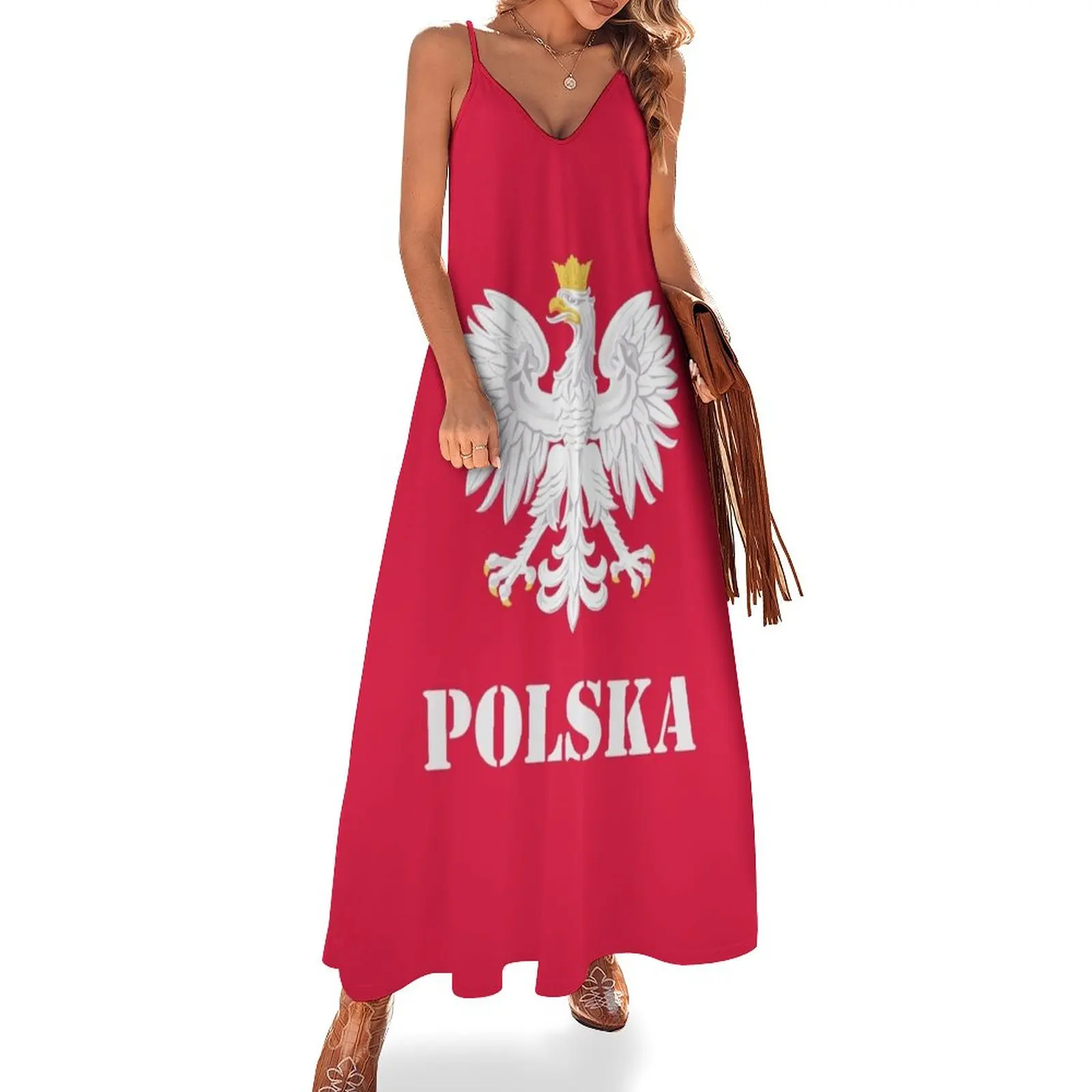 

Poland Polish Flag - Polish Eagle Sleeveless Dress dresses for official occasions summer dress dress women elegant luxury