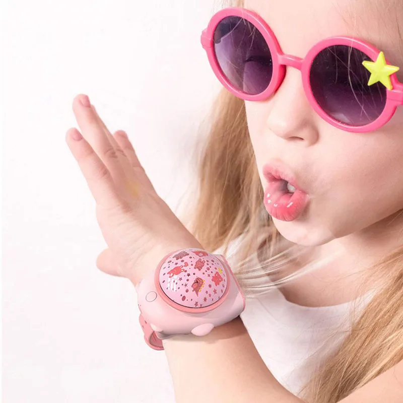 Mini Watch Fan Portable Fan Projection Lamp Fan children's cartoon handheld wristband electric fan watch fan Children's Day gift
Mini Watch Fan Portable Fan Projection Lamp Fan children's cartoon handheld wristband electric fan watch fan Children's Day gift