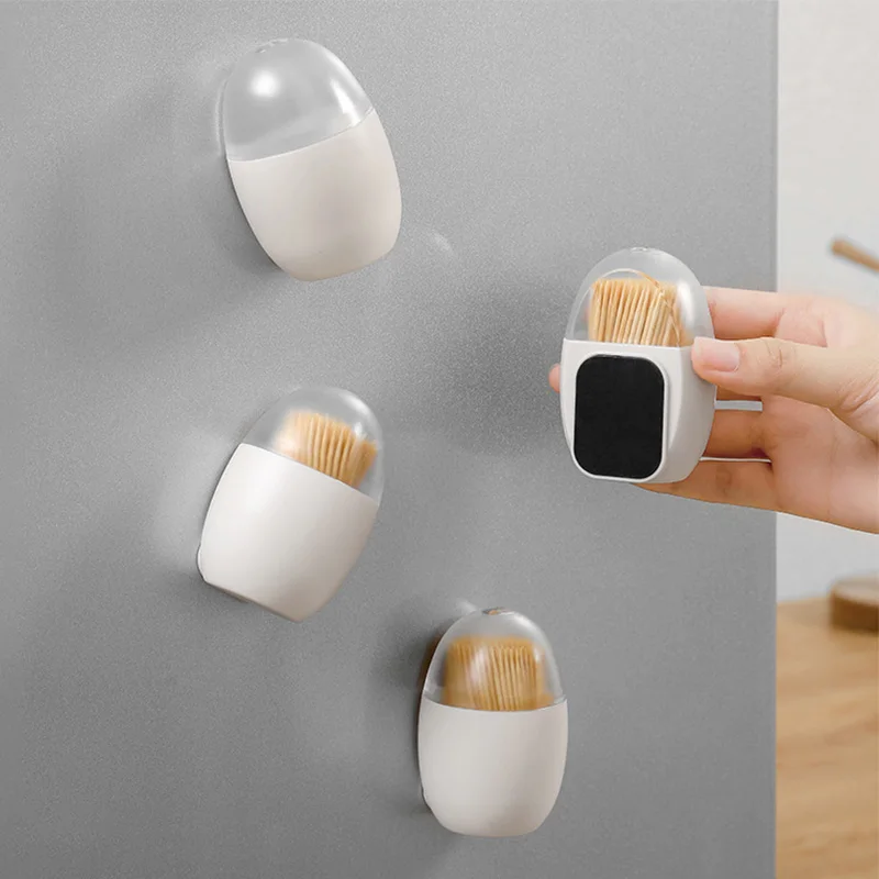 Creative Refrigerator Sticker Toothpick Box Magnetic Toothpick Holder Clear Toothpick Dispenser Microwave Stickers Kitchen Tool
Creative Refrigerator Sticker Toothpick Box Magnetic Toothpick Holder Clear Toothpick Dispenser Microwave Stickers Kitchen Tool