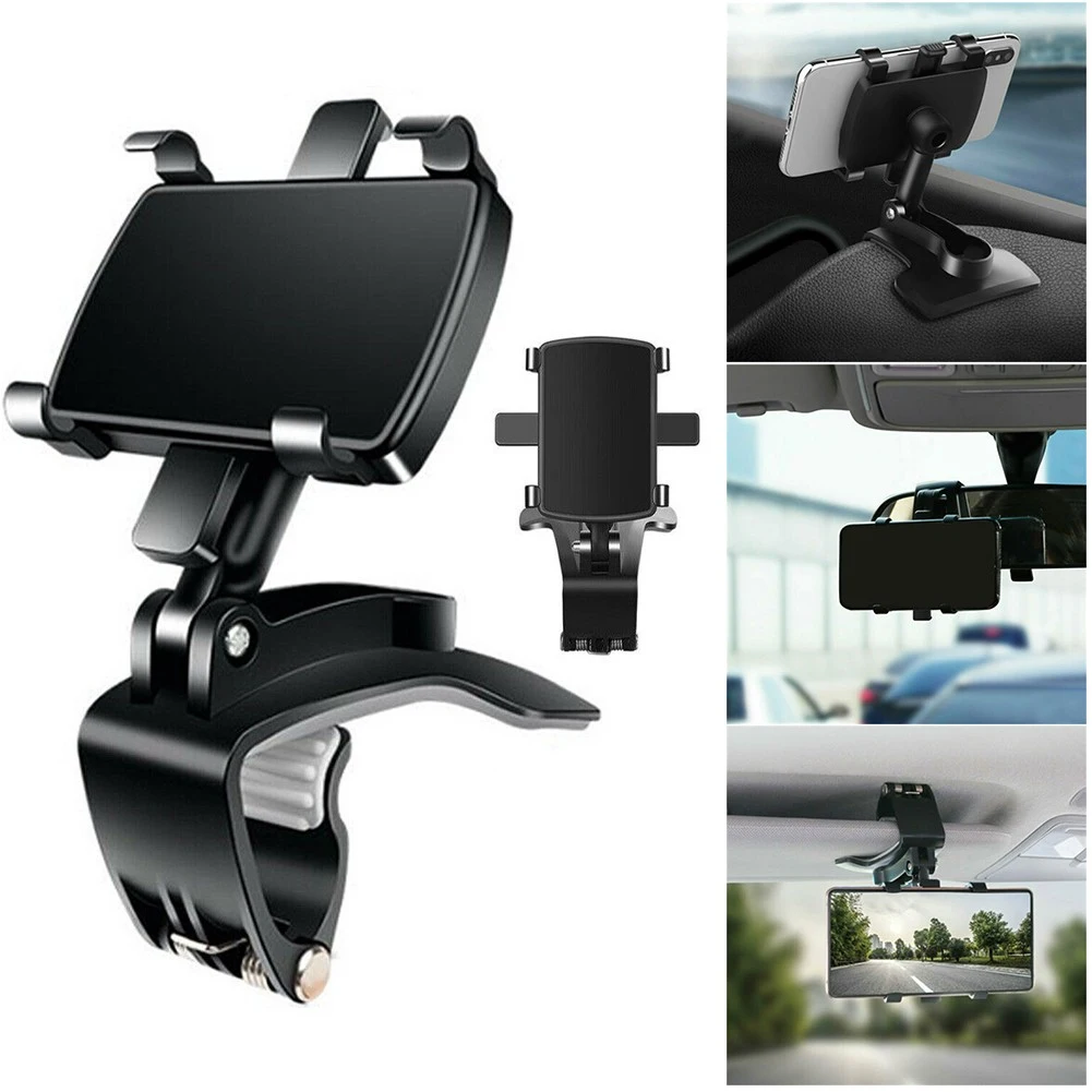 

Universal Car Dashboard Phone Holder, ABS, Black, 3-7in, 360-Degree Rotation, Safe Driving, Easy Installation