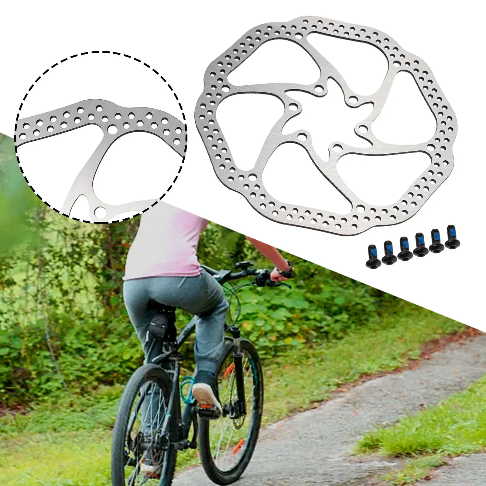 Durable High Quality New Practical Disc Brake Rotor Bicycle Parts Brake Disc Electric Scooter Accesories MTB Bike Parts 160mm
Durable High Quality New Practical Disc Brake Rotor Bicycle Parts Brake Disc Electric Scooter Accesories MTB Bike Parts 160mm
