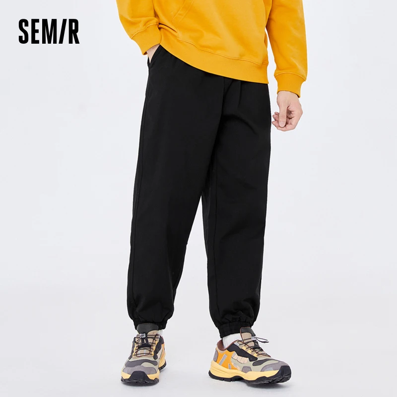 

Semir Casual Pants Men Loose Sports Jogging Trousers 2023 Winter New Style Ankle-Tie Fashion Daily Trendy Sweatpants