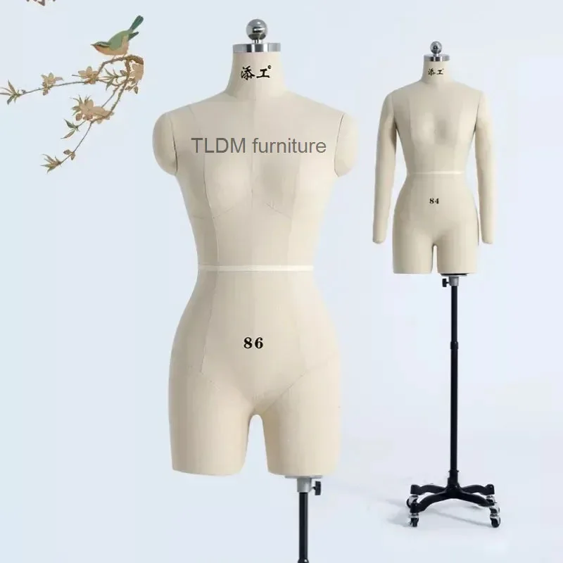 Bust Dressmaker Mannequins Dress Display Stand Pinned Sewing Linen Cover Body Mannequin with Legs for Women's Clothing Design GM
Bust Dressmaker Mannequins Dress Display Stand Pinned Sewing Linen Cover Body Mannequin with Legs for Women's Clothing Design GM