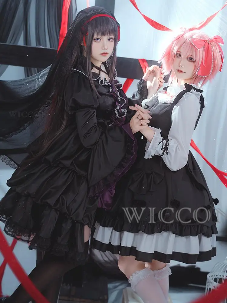 Kaname Madoka Cosplay Anime Puella Magi Madoka Magica Cosplay Madoka Gothic Style Women Cute Lolita Dress Halloween Costume
Kaname Madoka Cosplay Anime Puella Magi Madoka Magica Cosplay Madoka Gothic Style Women Cute Lolita Dress Halloween Costume