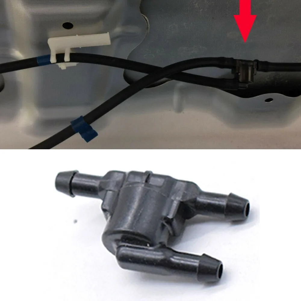 Durable Special Washer Valve Windscreen Tee T 3 Way Valve Check Hose Black Car Accessories Non Return Plastic
Durable Special Washer Valve Windscreen Tee T 3 Way Valve Check Hose Black Car Accessories Non Return Plastic