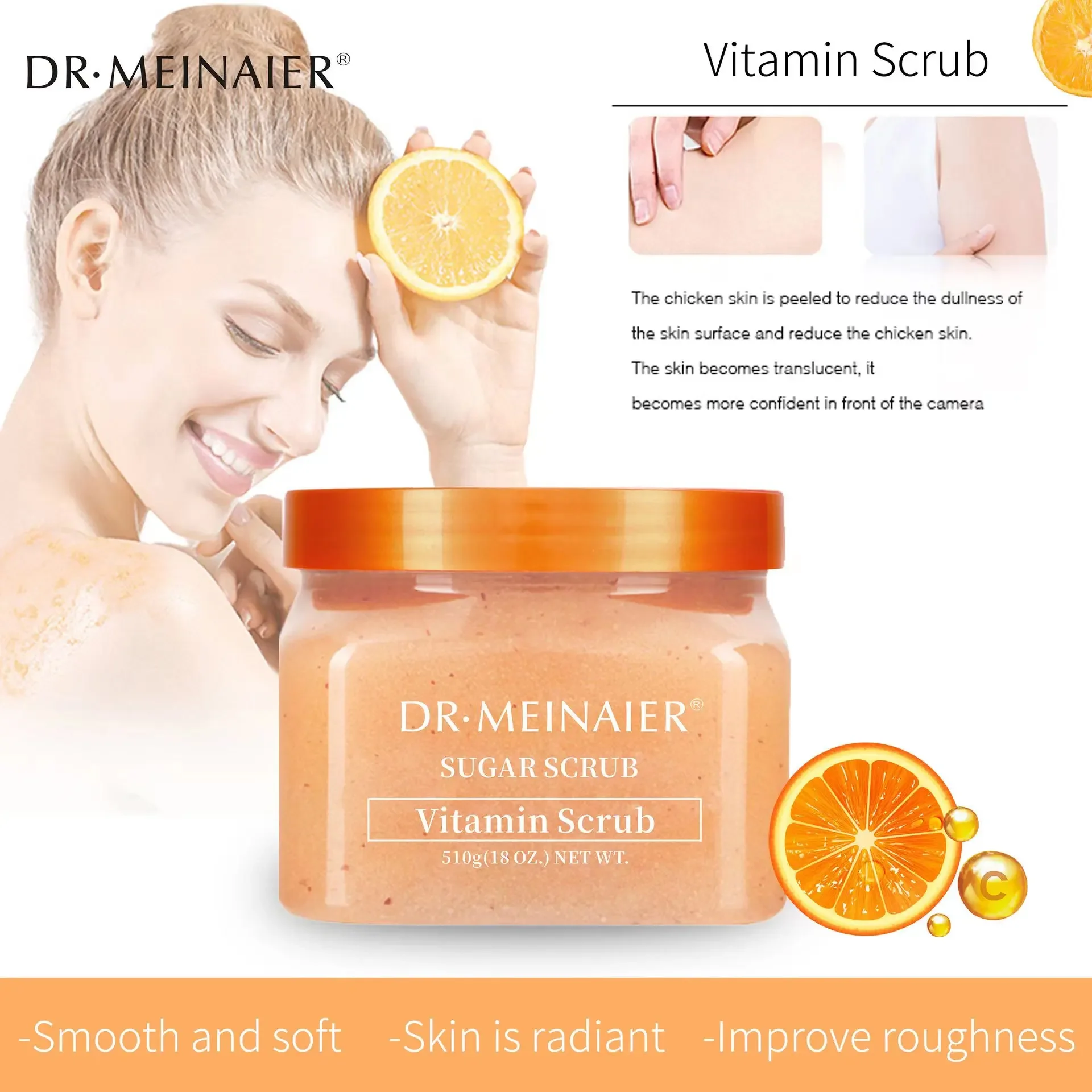 OEM Private Label Organic Peach Fruit Salt Shea Sugar Body Scrub Natural Sherbet Body scrub Skin Care Exfoliating Whitening
OEM Private Label Organic Peach Fruit Salt Shea Sugar Body Scrub Natural Sherbet Body scrub Skin Care Exfoliating Whitening