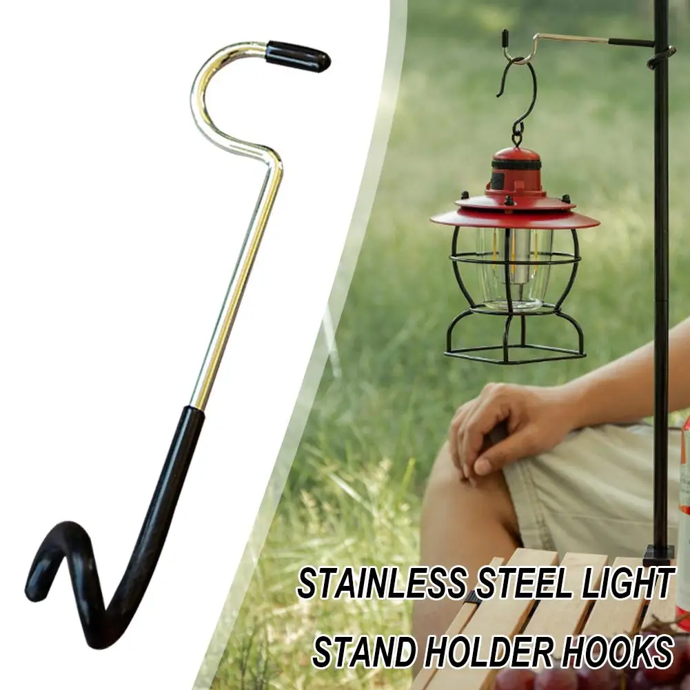 Stainless Steel Light Stand Holder Hooks Portable Tent Accessories Pole Hanger Hunting Tools Lamp Outdoor Fishing Camping A6Z1
Stainless Steel Light Stand Holder Hooks Portable Tent Accessories Pole Hanger Hunting Tools Lamp Outdoor Fishing Camping A6Z1