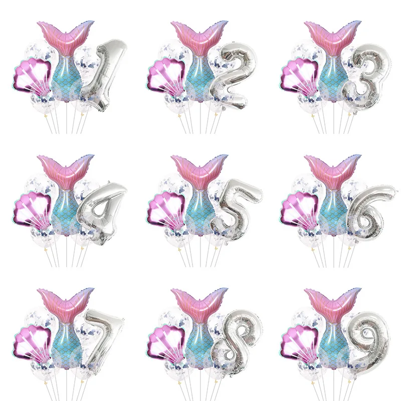 1 Set Mermaid Birthday Party Balloon 32inch Number Foil Balloons Kids Birthday Party Decoratios Baby Shower Decor Helium Globos
1 Set Mermaid Birthday Party Balloon 32inch Number Foil Balloons Kids Birthday Party Decoratios Baby Shower Decor Helium Globos