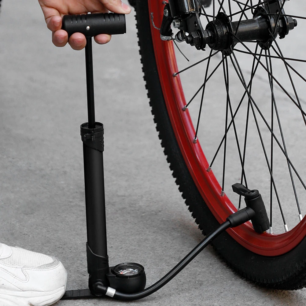 Foldable 120PSI High-pressure Bike Air Shock Pump with Lever & Gauge for Fork & Rear Suspension Mountain Bicycle Pump Tool
Foldable 120PSI High-pressure Bike Air Shock Pump with Lever & Gauge for Fork & Rear Suspension Mountain Bicycle Pump Tool