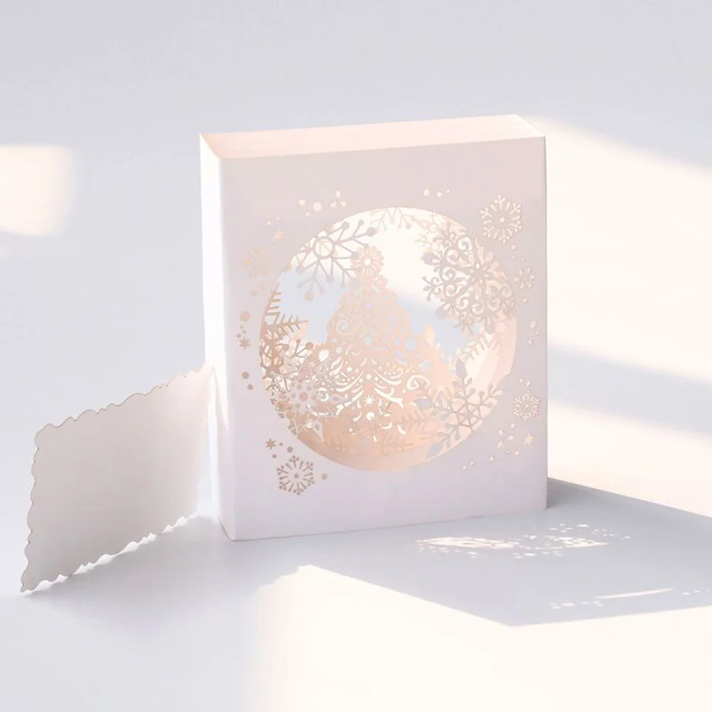 Lovely 3D Snowfake Greeting Christmas Cards Xmas Blessing Festival Gift Party Supplies
Lovely 3D Snowfake Greeting Christmas Cards Xmas Blessing Festival Gift Party Supplies